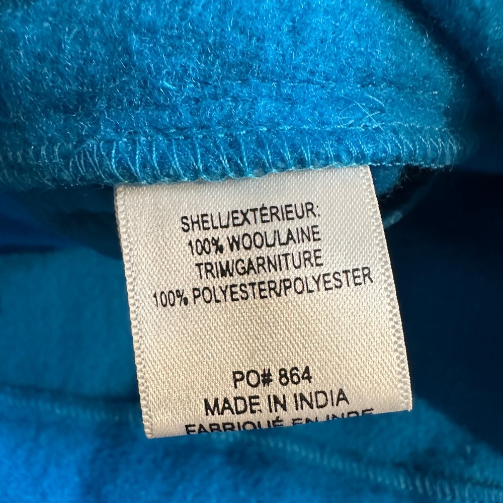Frances Valentine Bossy Pant Wide Leg Wool Turquoise Size 4 NWT - Picture 9 of 9